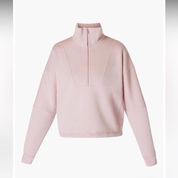 Sweaty Betty half zip fleece pullover size Small - Picture 1 of 7